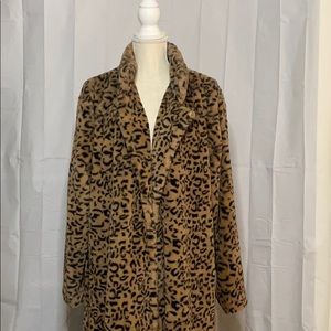 Vintage Style Leopard Print Jacket